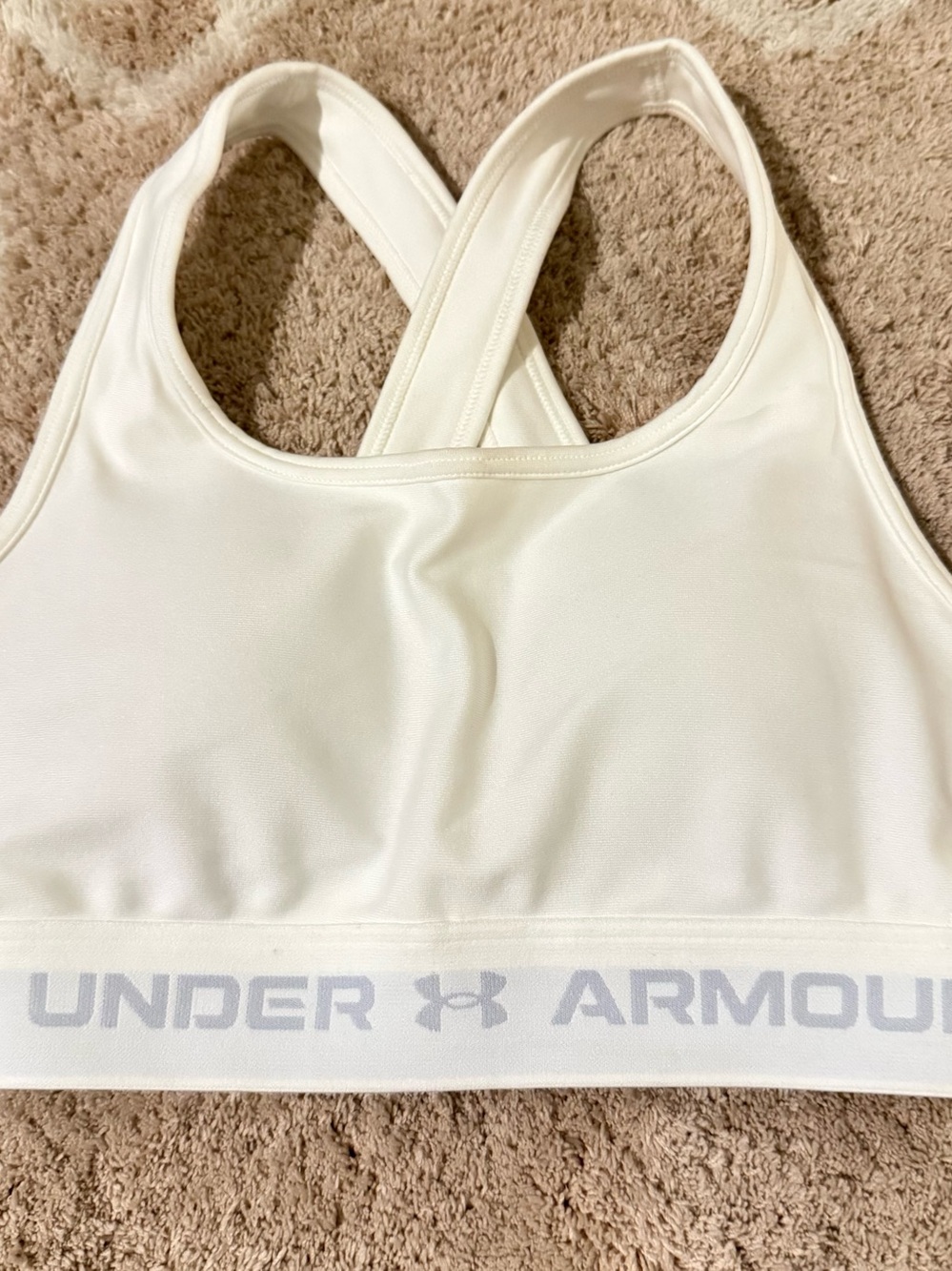 Under armour athletic bra w/inserts Size XS girls
